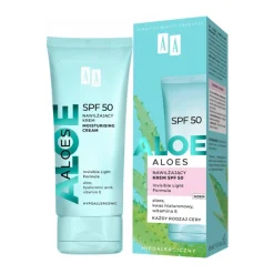 AA Aloes, Nawilżający krem SPF 50, 40 ml