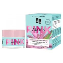 AA Aloes Pink, krem-żel na dzień intensywnie nawilżający, 50 ml
