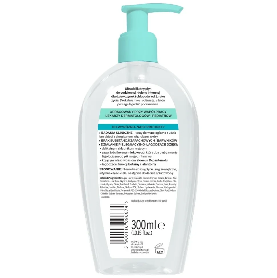 AA Intymna Kids, płyn do higieny intymnej dla dzieci, 300 ml