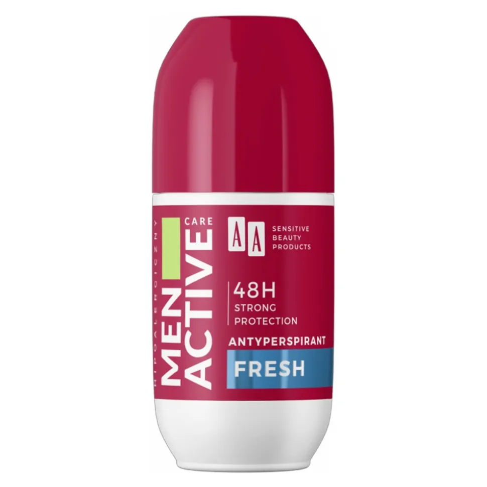 AA Men Active Care, antyperspirant roll-on fresh, 50 ml