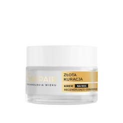 AA Technologia Wieku 5Repair Złota Kuracja 60+, krem regenerująco-odbudowujący na noc, 50 ml
