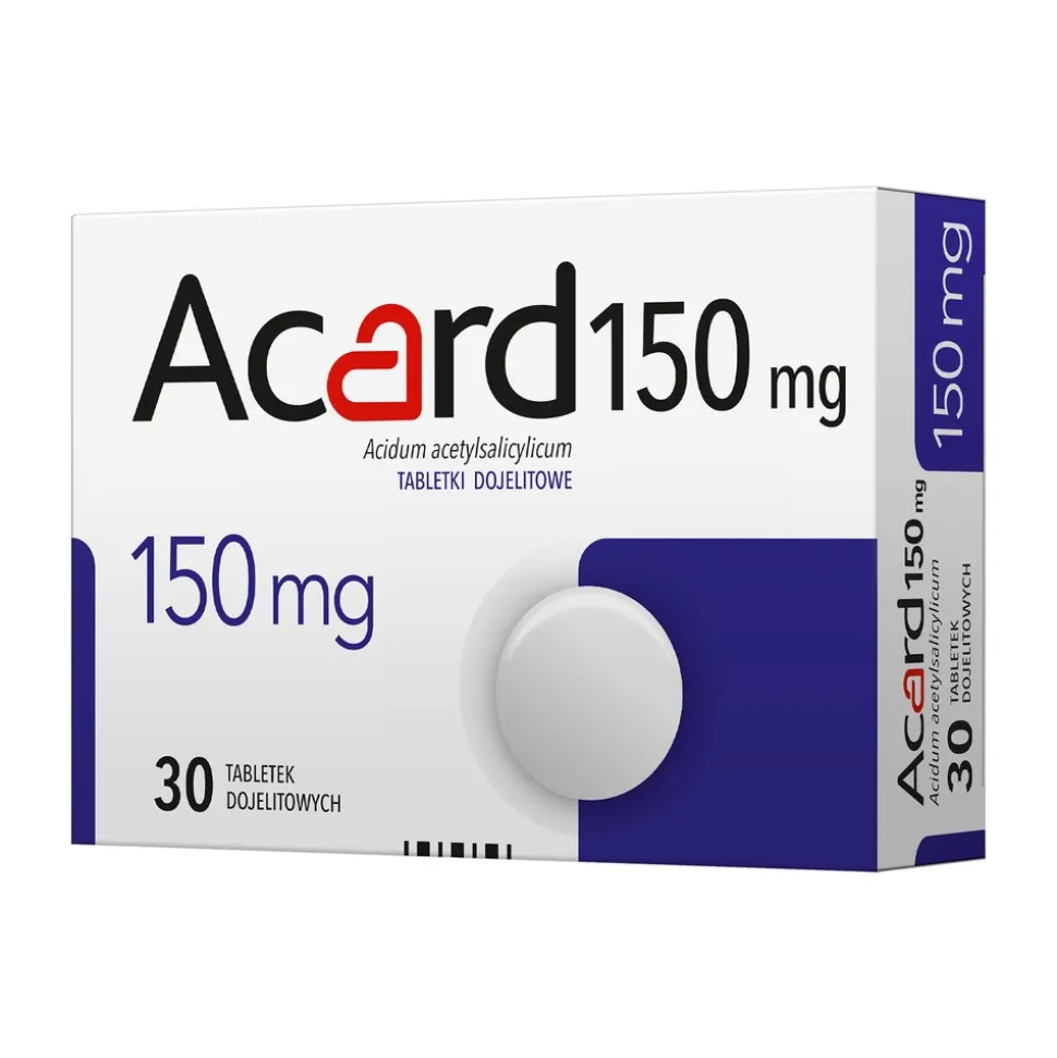 Acard, 150 mg, tabletki dojelitowe, 30 szt.