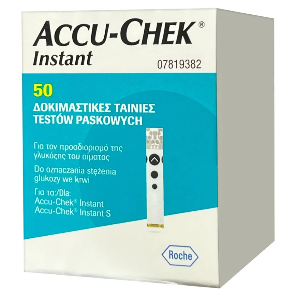 Accu-Chek Instant, paski testowe, 50 szt.