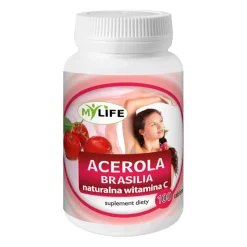 Acerola C Brasilia, naturalna witamina C, tabletki, 100 szt.
