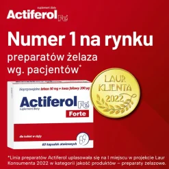 Actiferol Fe Forte, kapsułki otwierane, 60 szt.