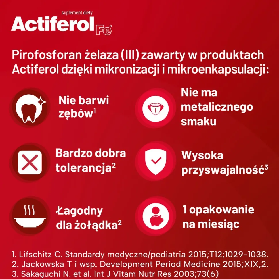 Actiferol Fe Forte, kapsułki otwierane, 60 szt.
