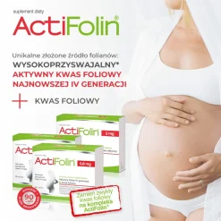 ActiFolin 0,8 mg, tabletki powlekane, 90 szt.
