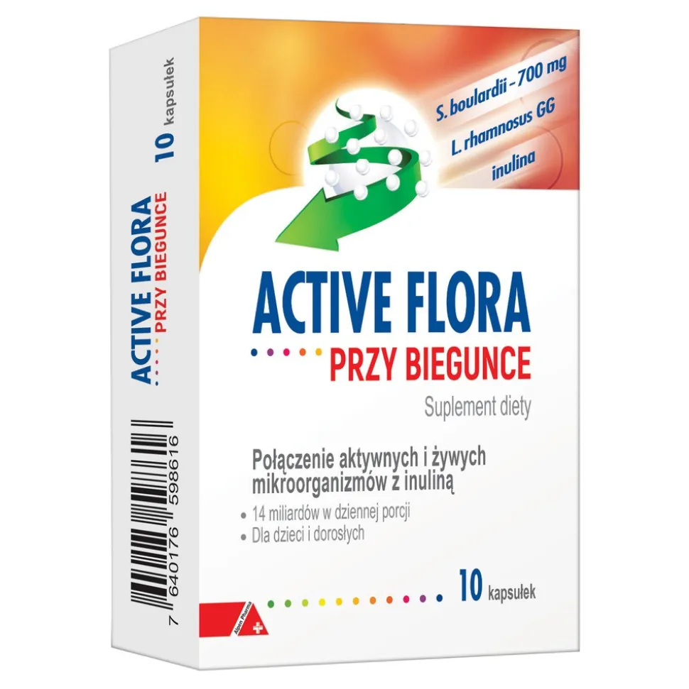 Active Flora Przy Biegunce, kapsułki, 10 szt.