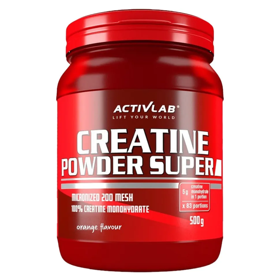 Activlab Creatine Powder Super, proszek, smak pomarańczowy, 500 g