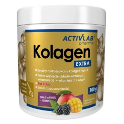Activlab Pharma Kolagen Extra, smak mango-jeżyna, proszek, 300 g