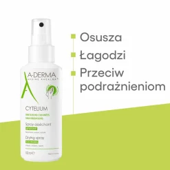 Aderma Cytelium, spray osuszający, 100 ml