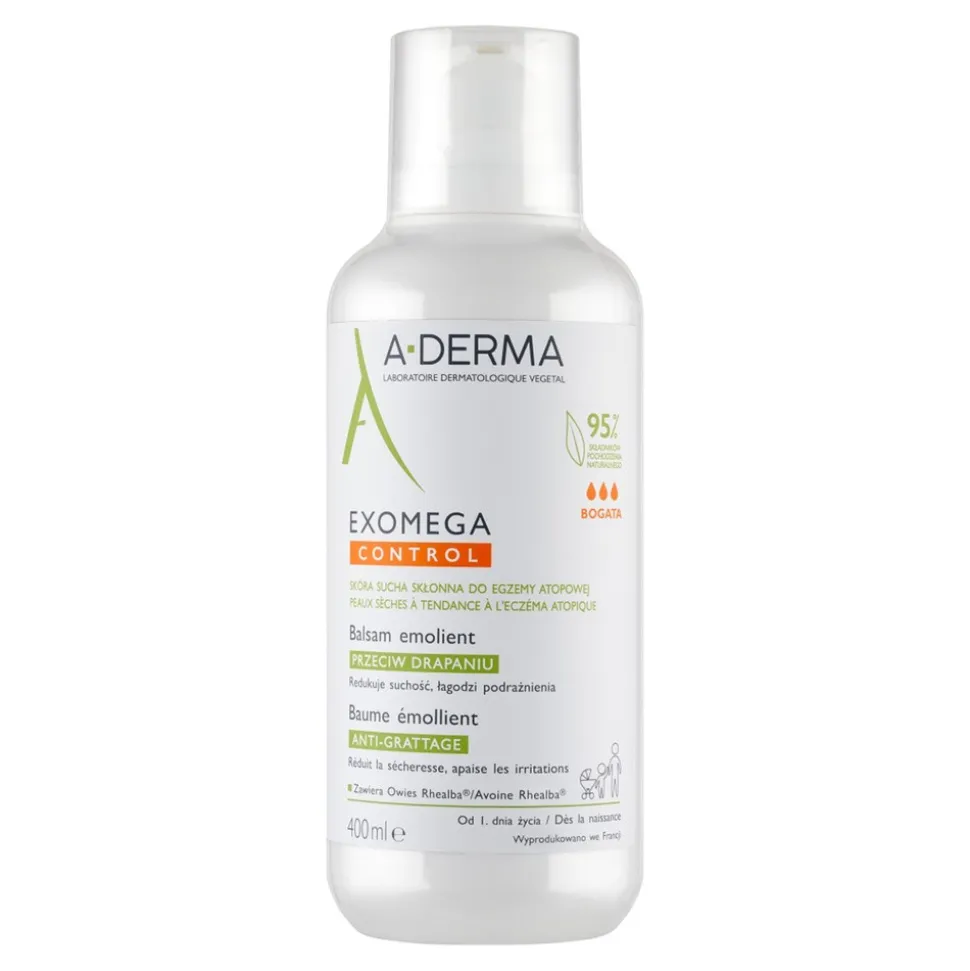 Aderma Exomega Control, balsam emolient, 400 ml