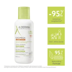 Aderma Exomega Control, krem emolient, 400 ml