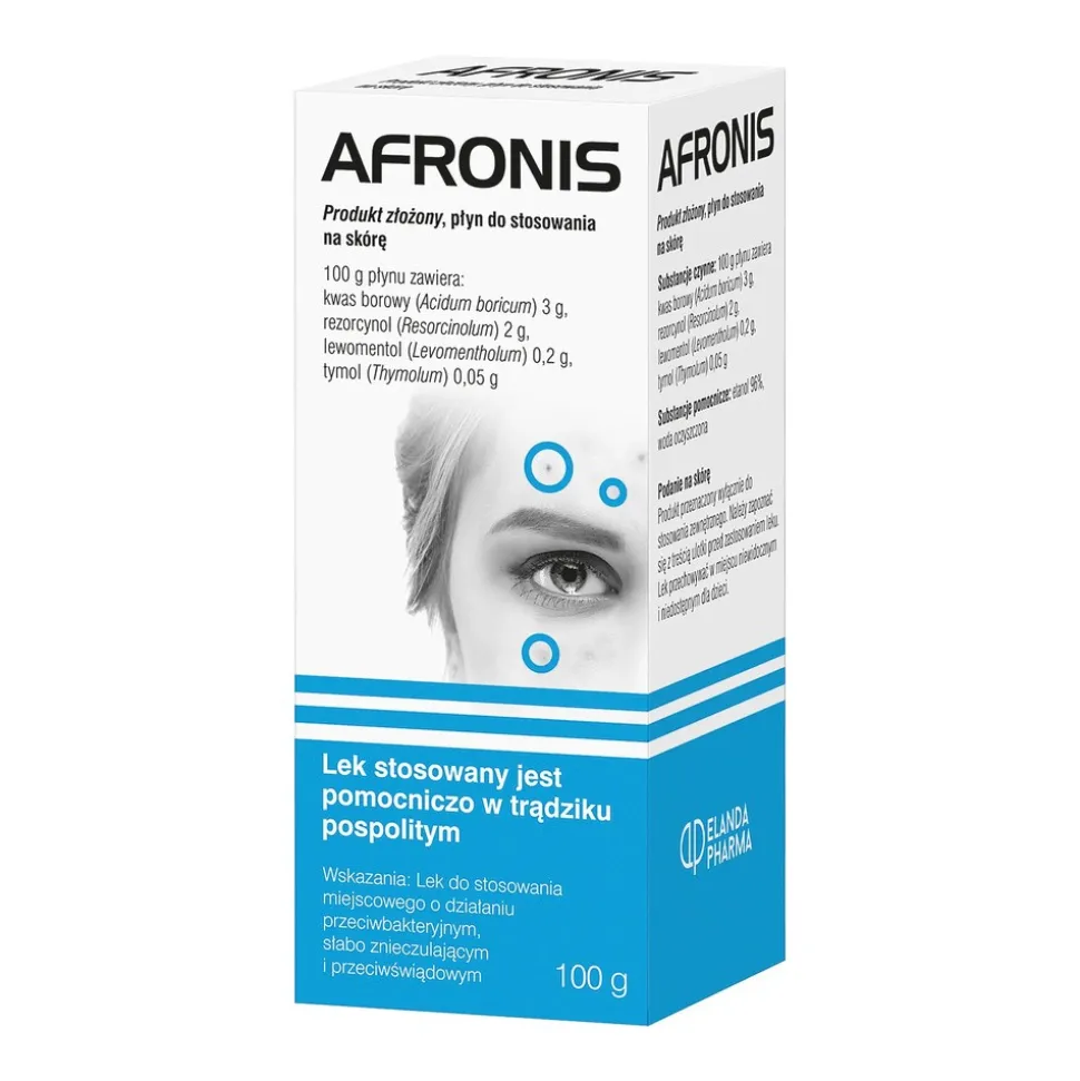 Afronis, płyn przeciwtrądzikowy, 100 g