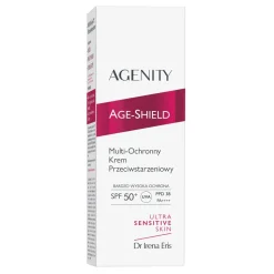 Agenity Age-Shield, multi-ochronny krem przeciwstarzeniowy SPF 50+, 50 ml