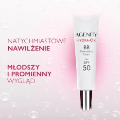 Agenity Hydra-Ox, nawilżający krem BB z SPF 50, 10 light beige, 30 ml