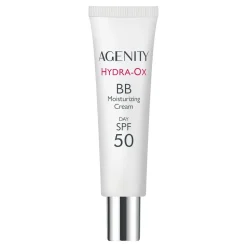 Agenity Hydra-Ox, nawilżający krem BB z SPF 50, 10 light beige, 30 ml