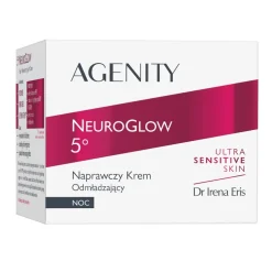Agenity 5° Neuroglow, naprawczy krem odmładzający na noc, 50 ml