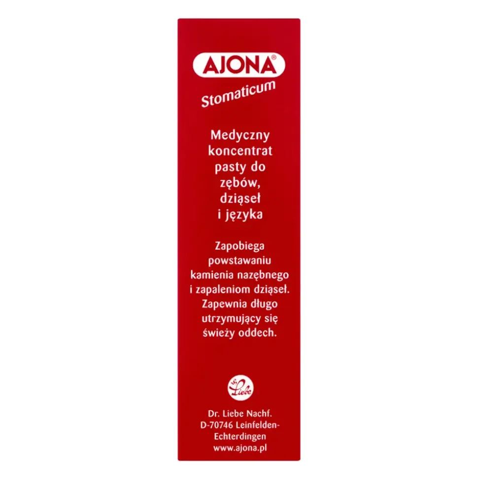 Ajona Stomaticum, koncentrat pasty do zębów, 6 ml