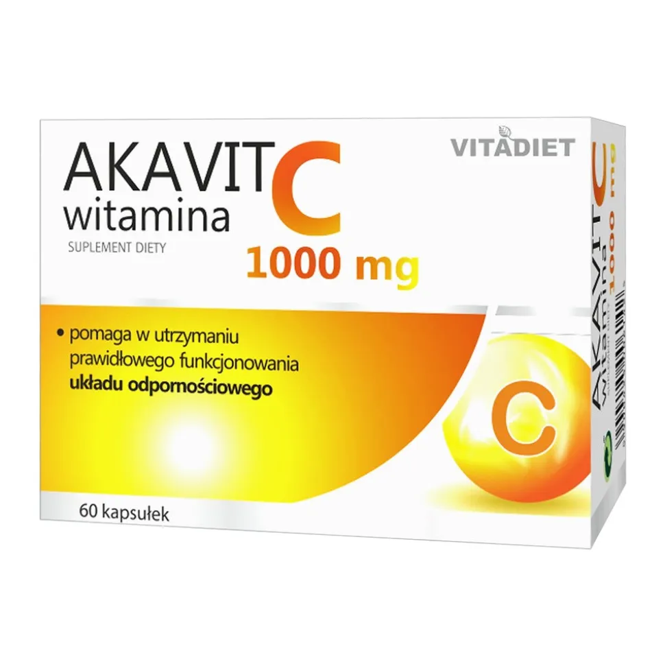 Akavit Witamina C 1000 mg, kapsułki twarde, 60 szt.