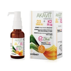 Akavit Witamina D3 2000IU + K2 50 µg, krople, 29,4 ml