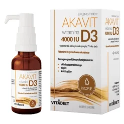 Akavit witamina D3, 4000 IU, krople, 29,4 ml