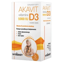 Akavit witamina D3 1000 IU, krople, 29,4 ml