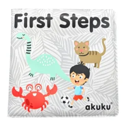 Akuku, książeczka edukacyjna z piszczkiem First Step, 1 szt.