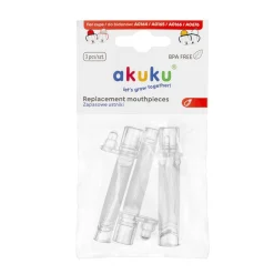 Akuku, wymienny ustnik do bidonów, 3 szt.