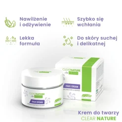 Akuna Clear Nature, krem do twarzy na dzień, 51 ml