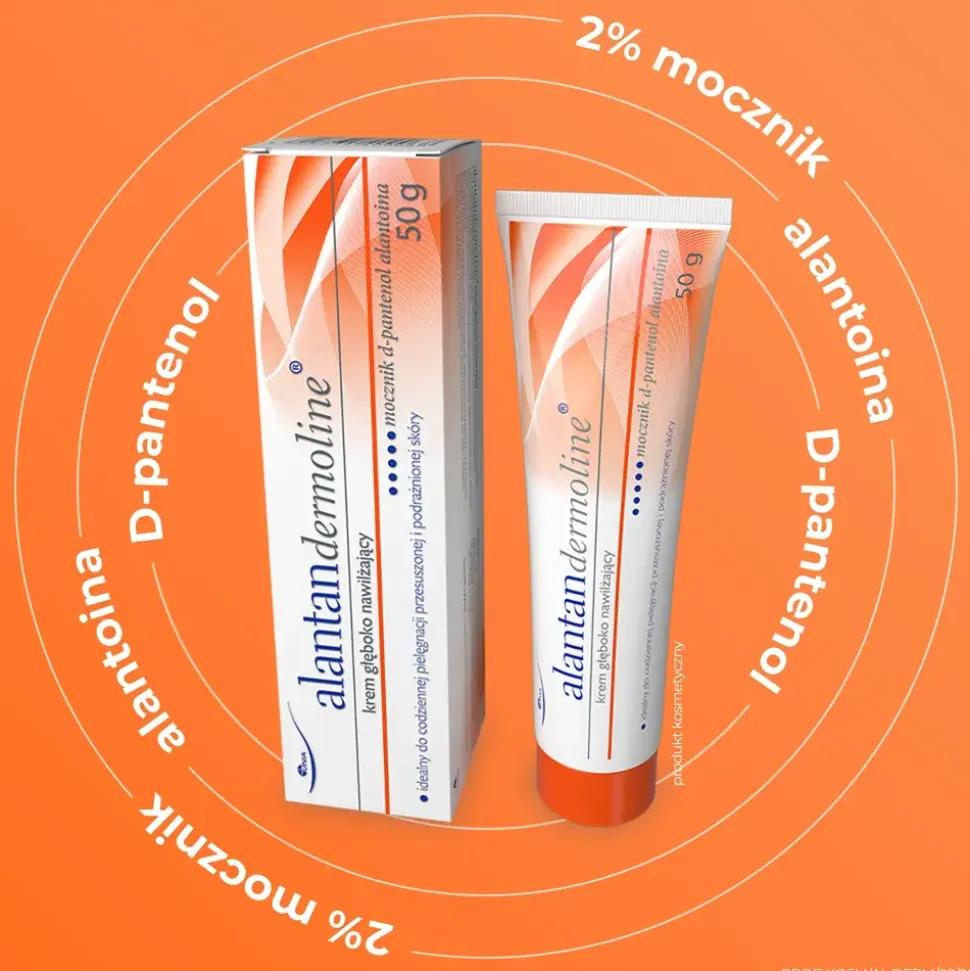 Alantandermoline, krem głęboko nawilżający, 50 g