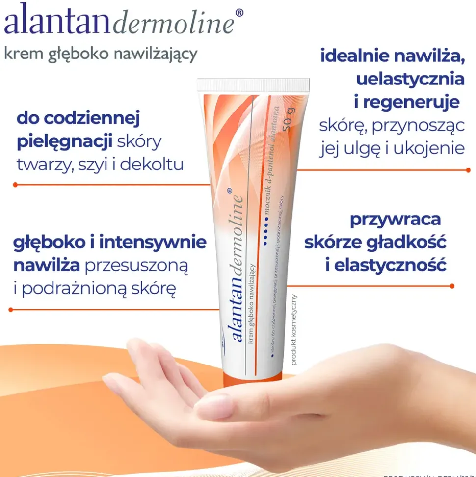 Alantandermoline, krem głęboko nawilżający, 50 g