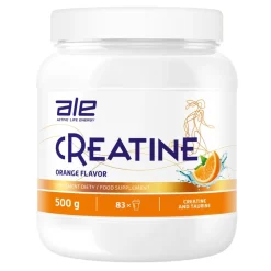 ALE Creatine Orange Flavor, proszek, smak pomarańczowy, 500 g