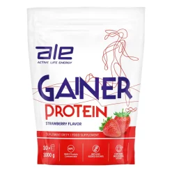 ALE Gainer Protein Strawberry Flavor, proszek, 1000 g