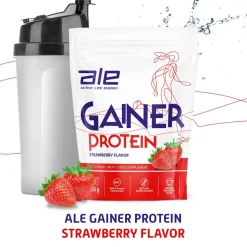 ALE Gainer Protein Strawberry Flavor, proszek, 1000 g