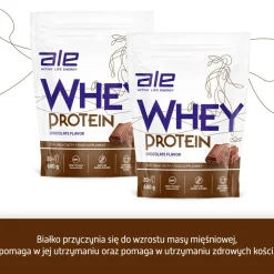 ALE Whey Protein Chocolate Flavor, proszek, 600 g
