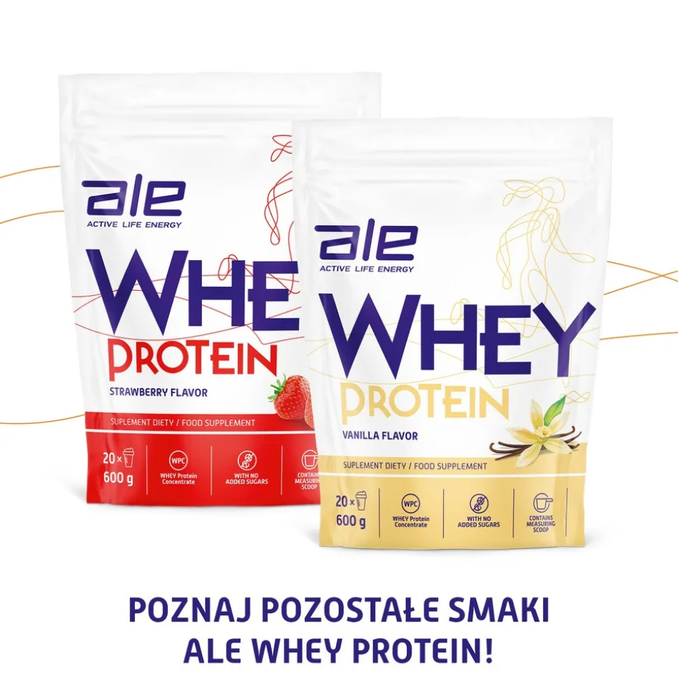 ALE Whey Protein Chocolate Flavor, proszek, 600 g