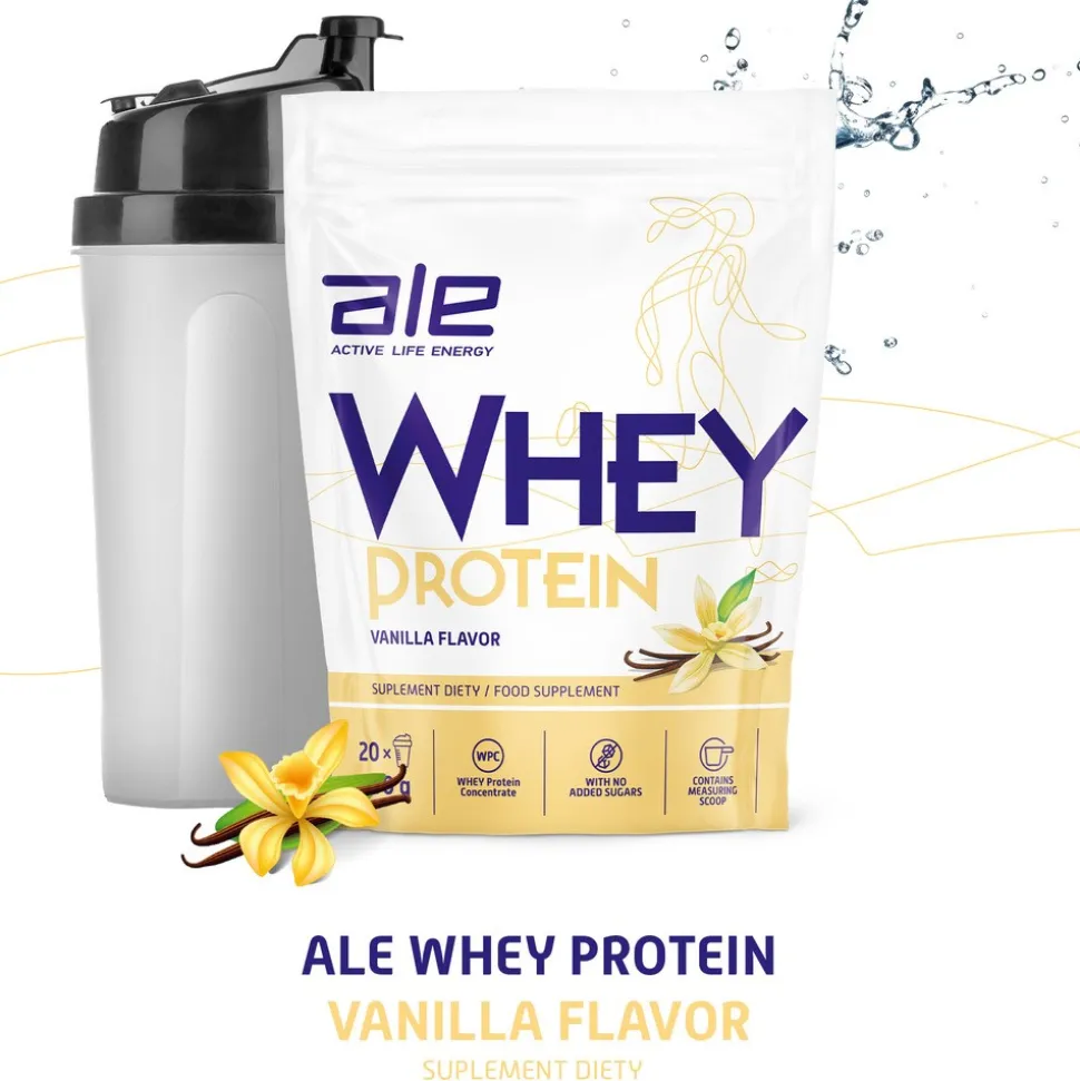 ALE Whey Protein Vanilla Flavor, proszek, 600 g