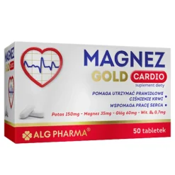 Alg Pahrma Magnez Gold Cardio, tabletki, 50 szt.