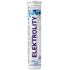 Alg Pharma Elektrolity hydration, tabletki musujące, smak pomarańczowy, 20 szt.