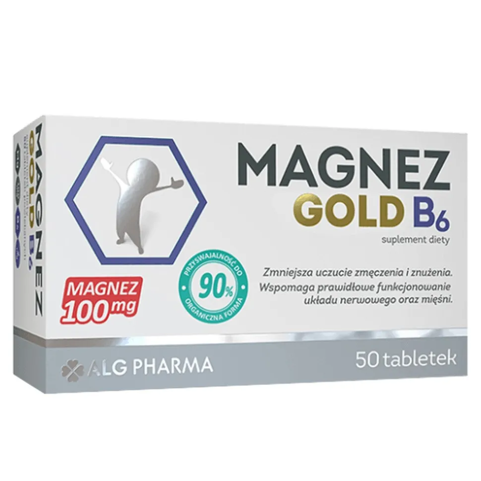 Alg Pharma Magnez Gold B6, tabletki, 50 szt.
