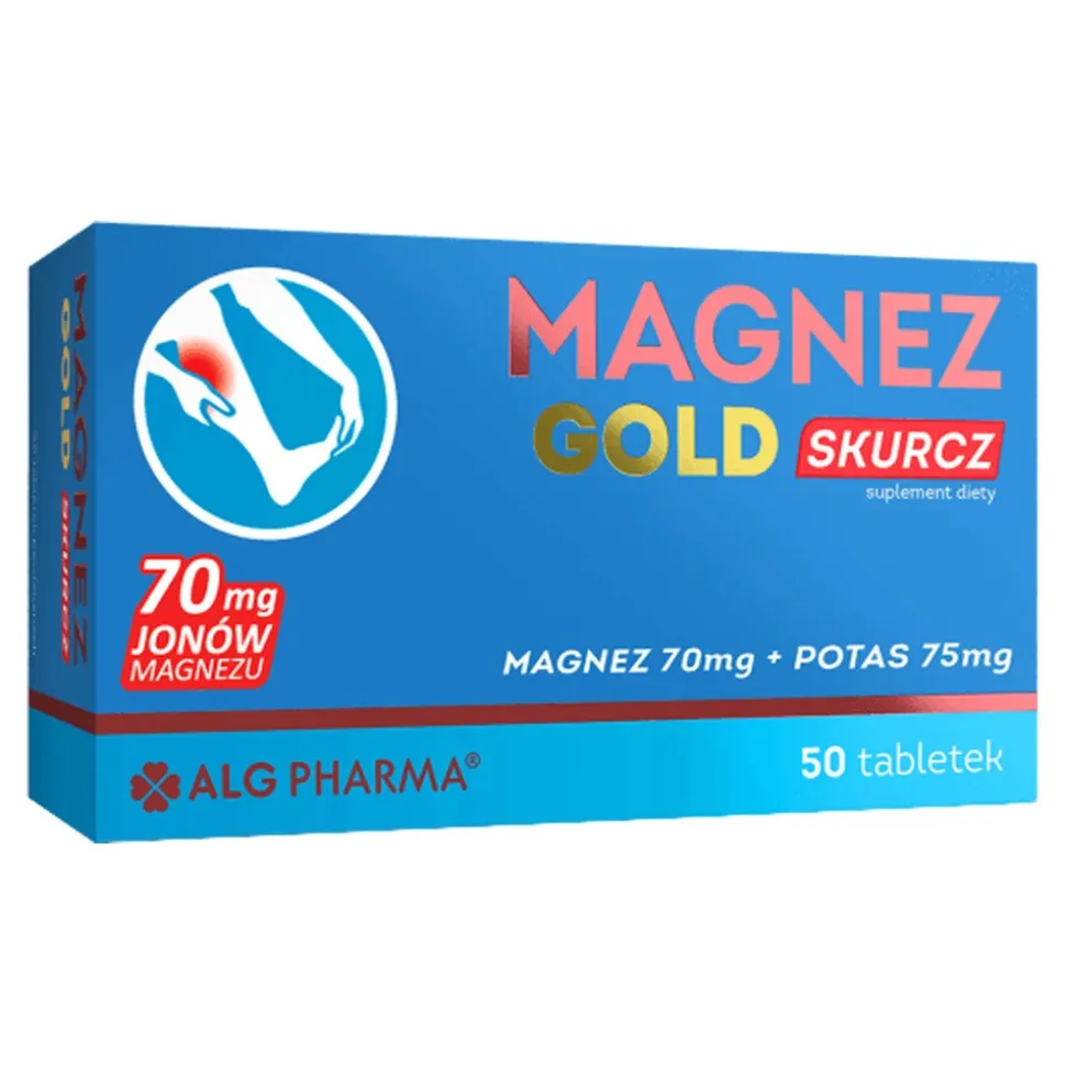Alg Pharma Magnez Gold Skurcz, tabletki, 50 szt.