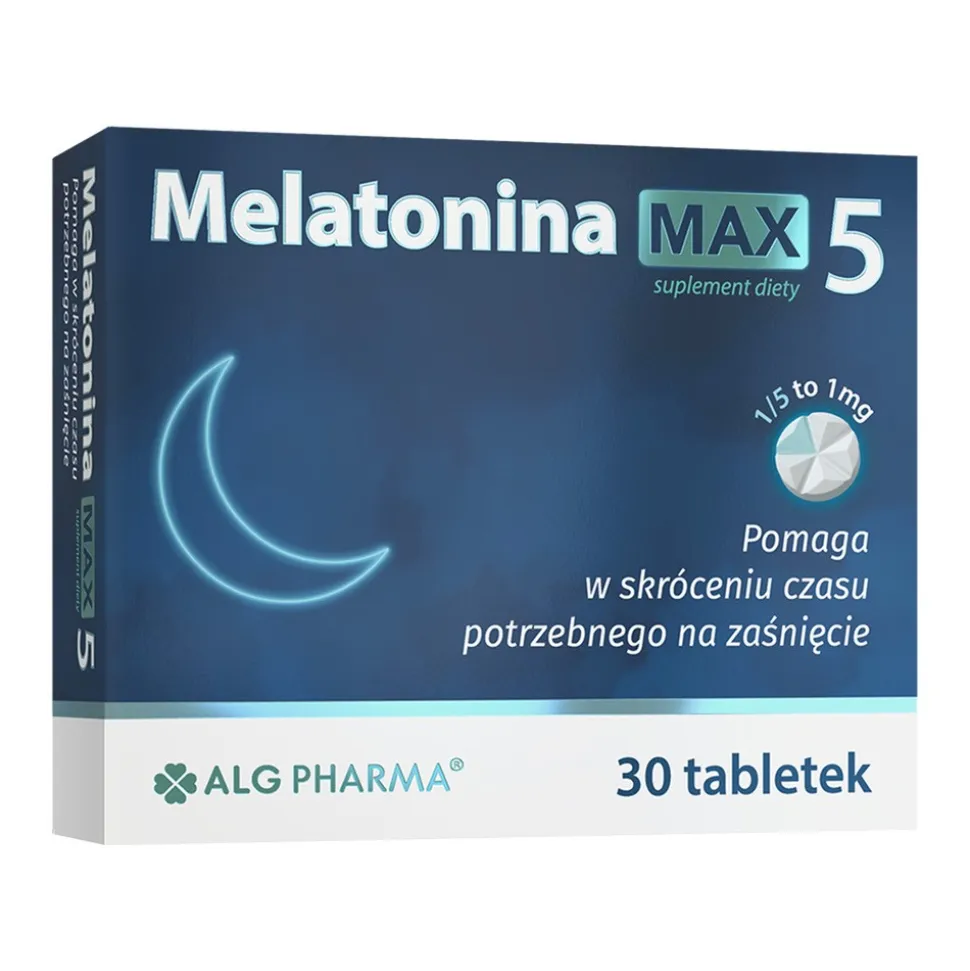 Alg Pharma Melatonina Max 5, tabletki, 30 szt.