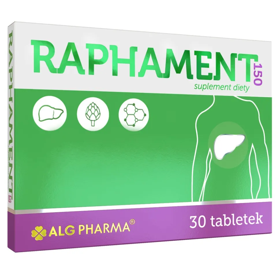 Alg Pharma Raphament 150, tabletki, 30 szt.