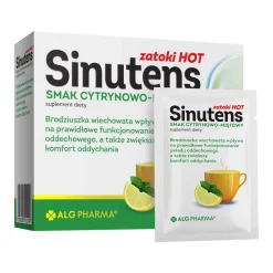 Alg Pharma Sinutens zatoki HOT, saszetki z proszkiem, 5 g x 10 szt.