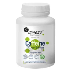 Aliness Caffeine 200 mg + Guarana, kapsułki, 100 szt.