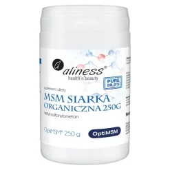 Aliness MSM Siarka Organiczna, proszek, 250 g