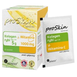 Aliness ProSkin Kolagen Rybi + Witamina C, proszek, 30 saszetek