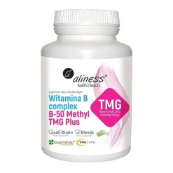 Aliness Witamina B complex B-50 Methyl TMG Plus, kapsułki, 100 szt.