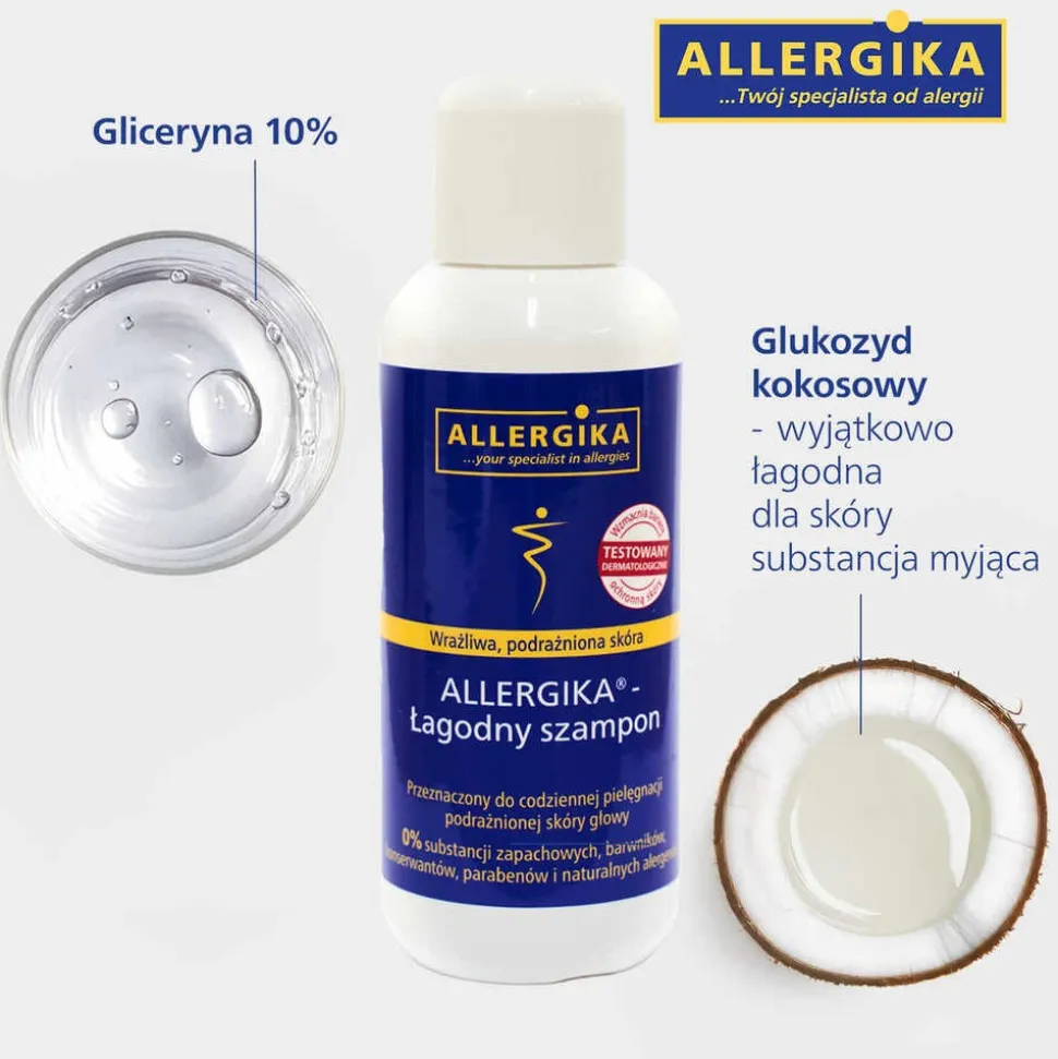 Allergika, łagodny szampon, 200 ml